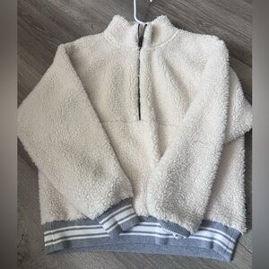 Cozy Cream Sherpa Pullover American Eagle